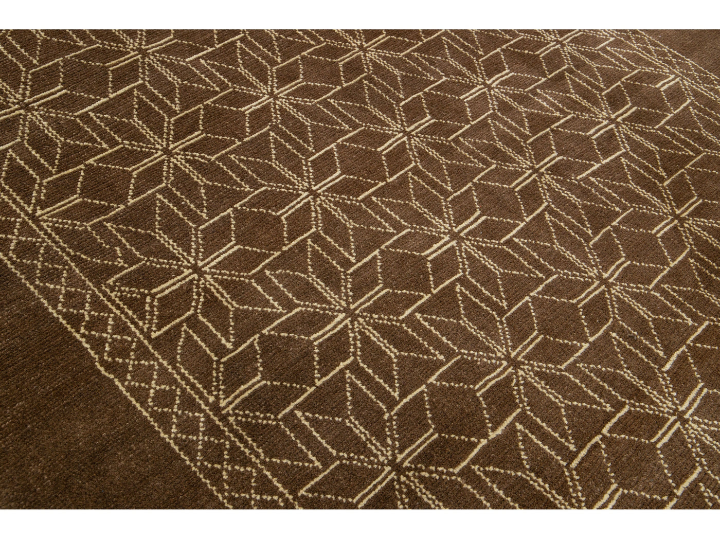 Modern Moroccan Wool Rug 7 X 10