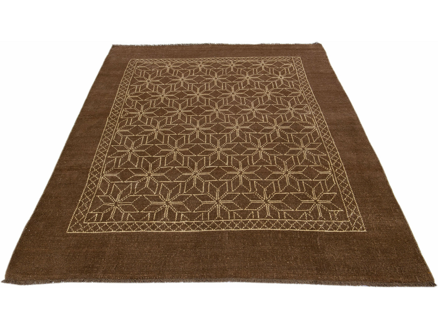 Modern Moroccan Wool Rug 7 X 10