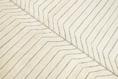 Modern Moroccan Wool Rug 10 X 14
