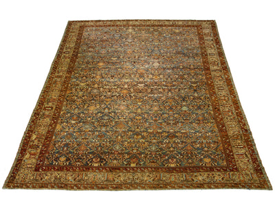 Antique Bakhtiari Wool Rug 16 X 23