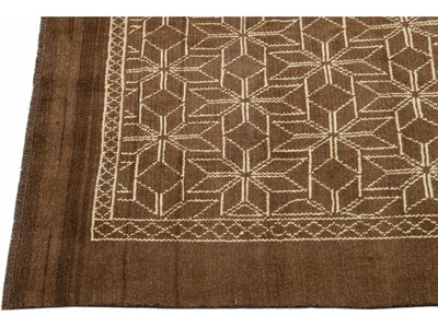 Modern Moroccan Wool Rug 7 X 10