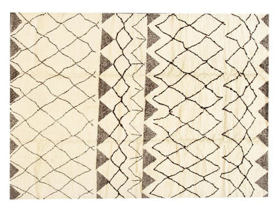 Modern Moroccan Style Wool Rug 10 X 14