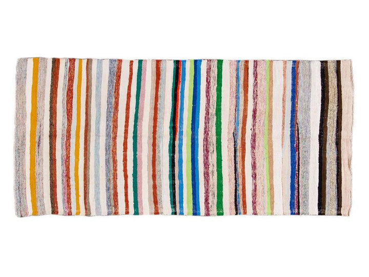 Vintage Kilim Wool Runner 5 X 12