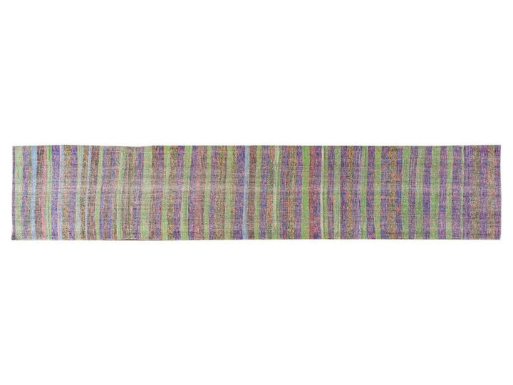 Vintage Flatweave Wool Runner 4 X 20