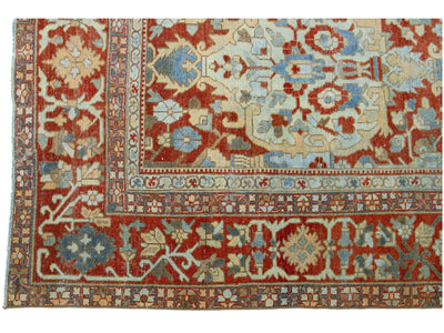Antique Bakhtiari Wool Rug 11 X 12