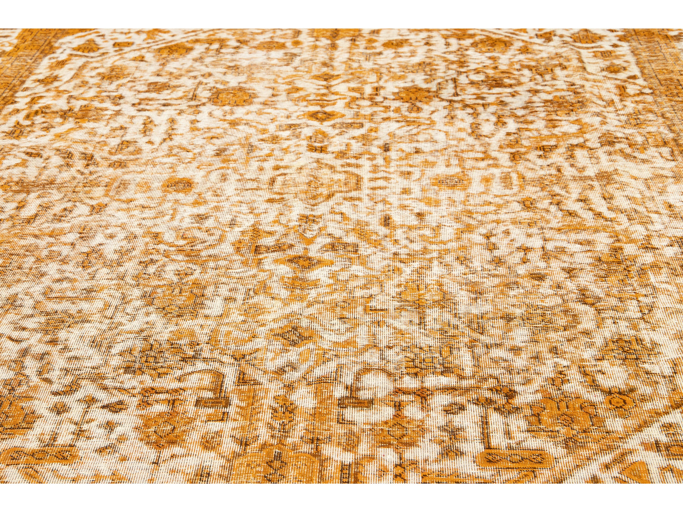 Antique Overdyed Wool Rug 10 x 13