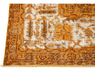 Antique Overdyed Wool Rug 10 x 13