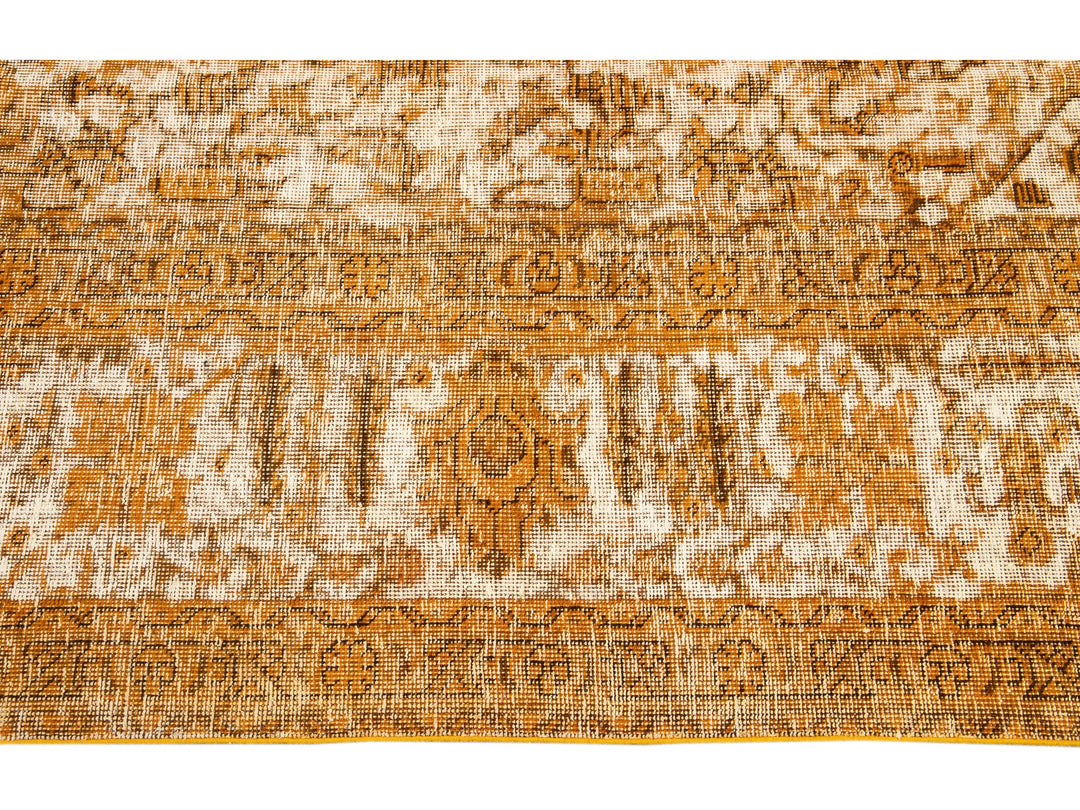 Antique Overdyed Wool Rug 10 x 13
