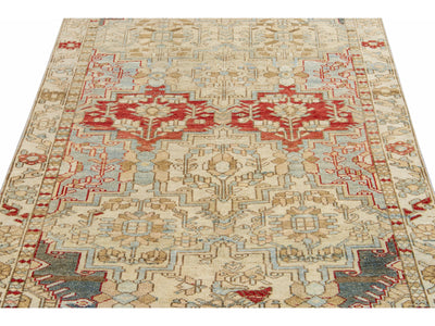 Antique Tabriz Wool Rug 4 X 7