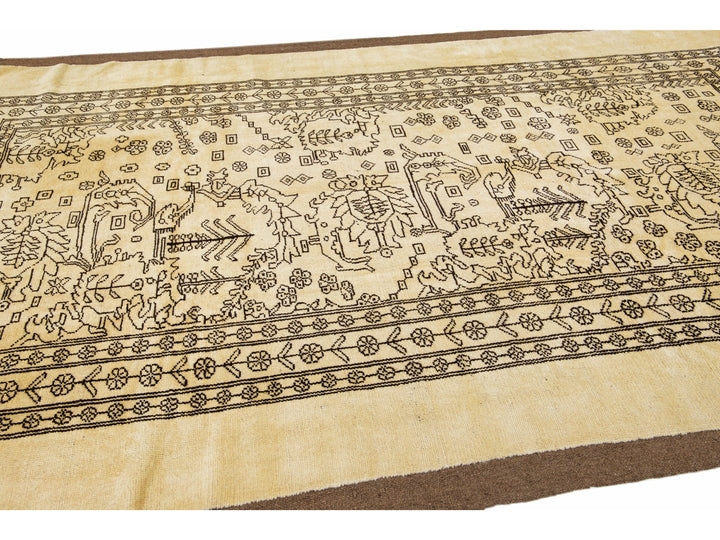 Modern Revival Wool Rug 8 X 11