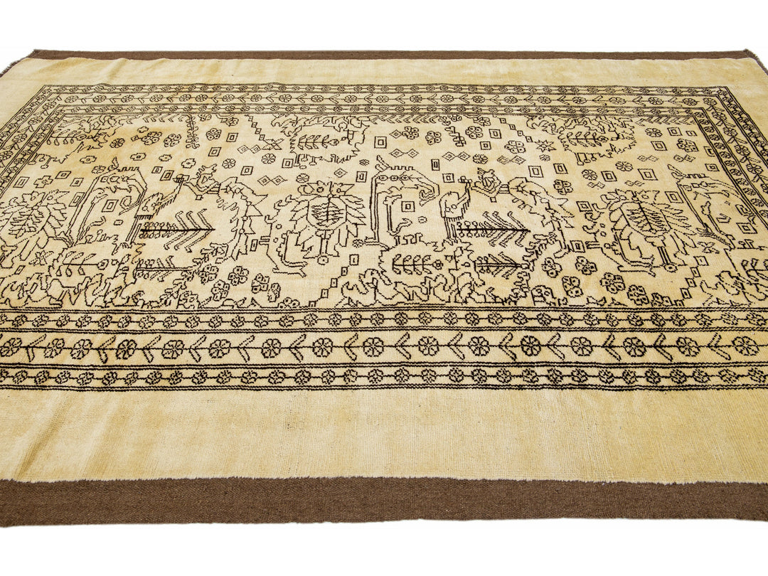 Modern Revival Wool Rug 8 X 11