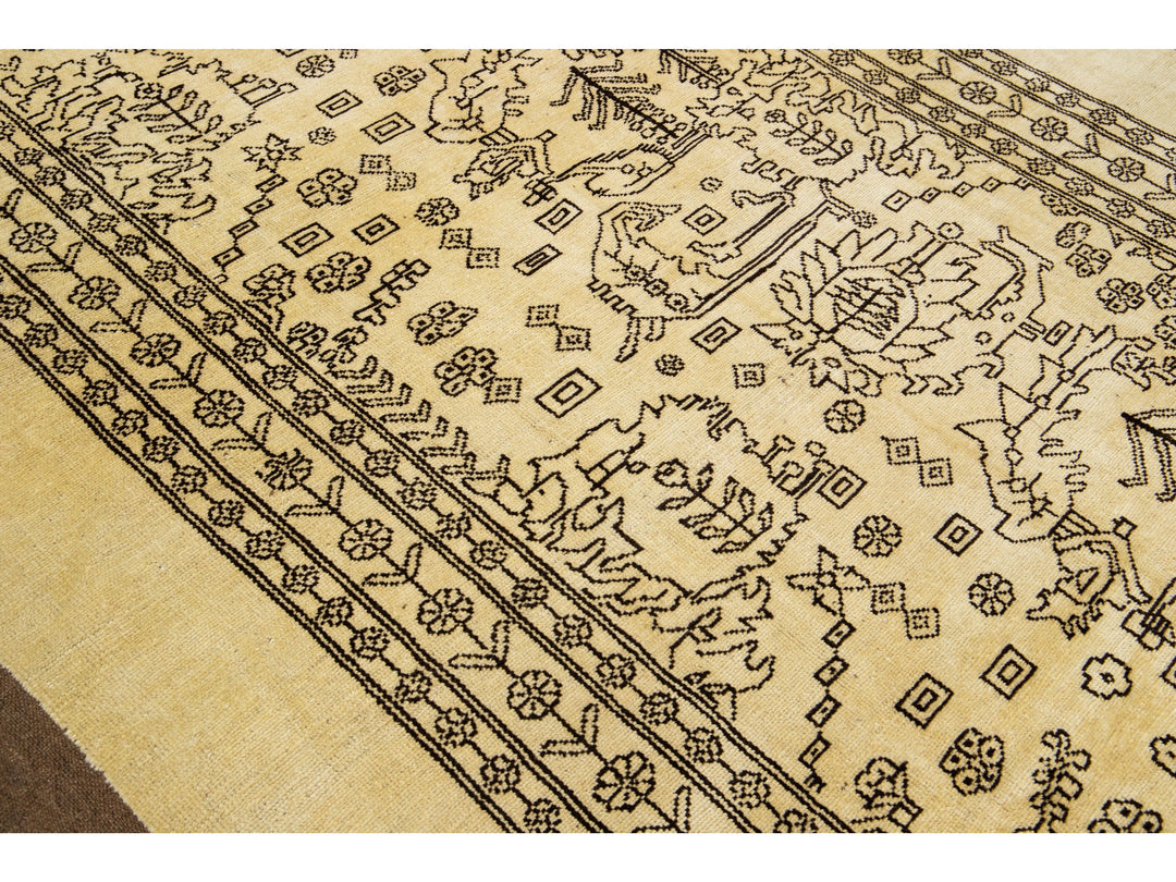 Modern Revival Wool Rug 8 X 11