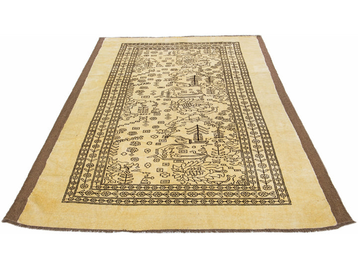 Modern Revival Wool Rug 8 X 11