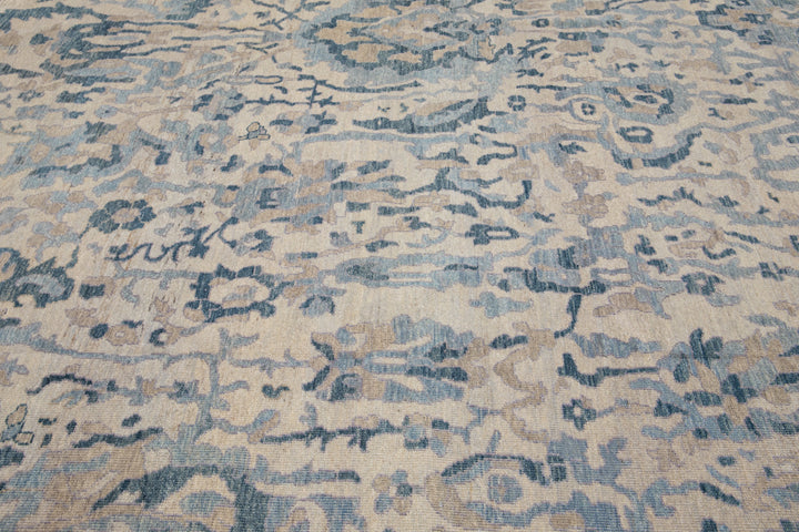Modern Khotan Wool Rug 12 X 15