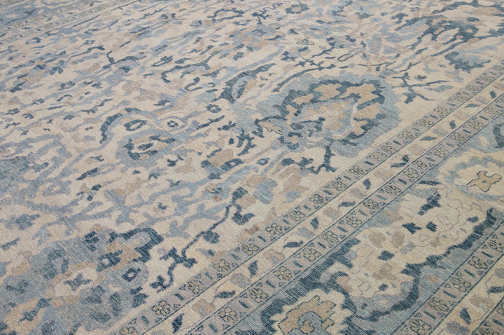Modern Khotan Wool Rug 12 X 15