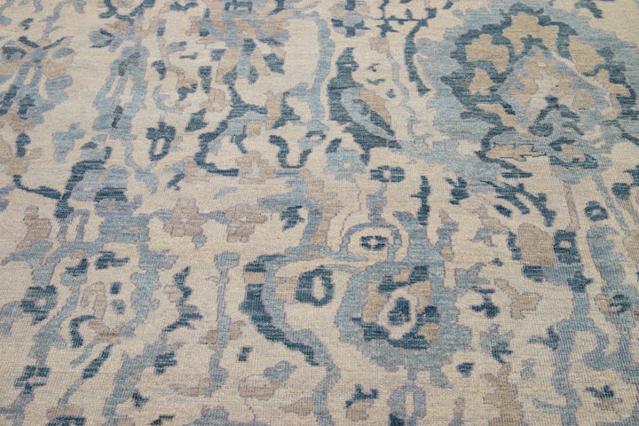 Modern Khotan Wool Rug 12 X 15