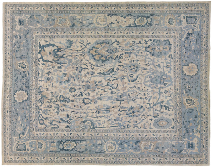 Modern Khotan Wool Rug 12 X 15