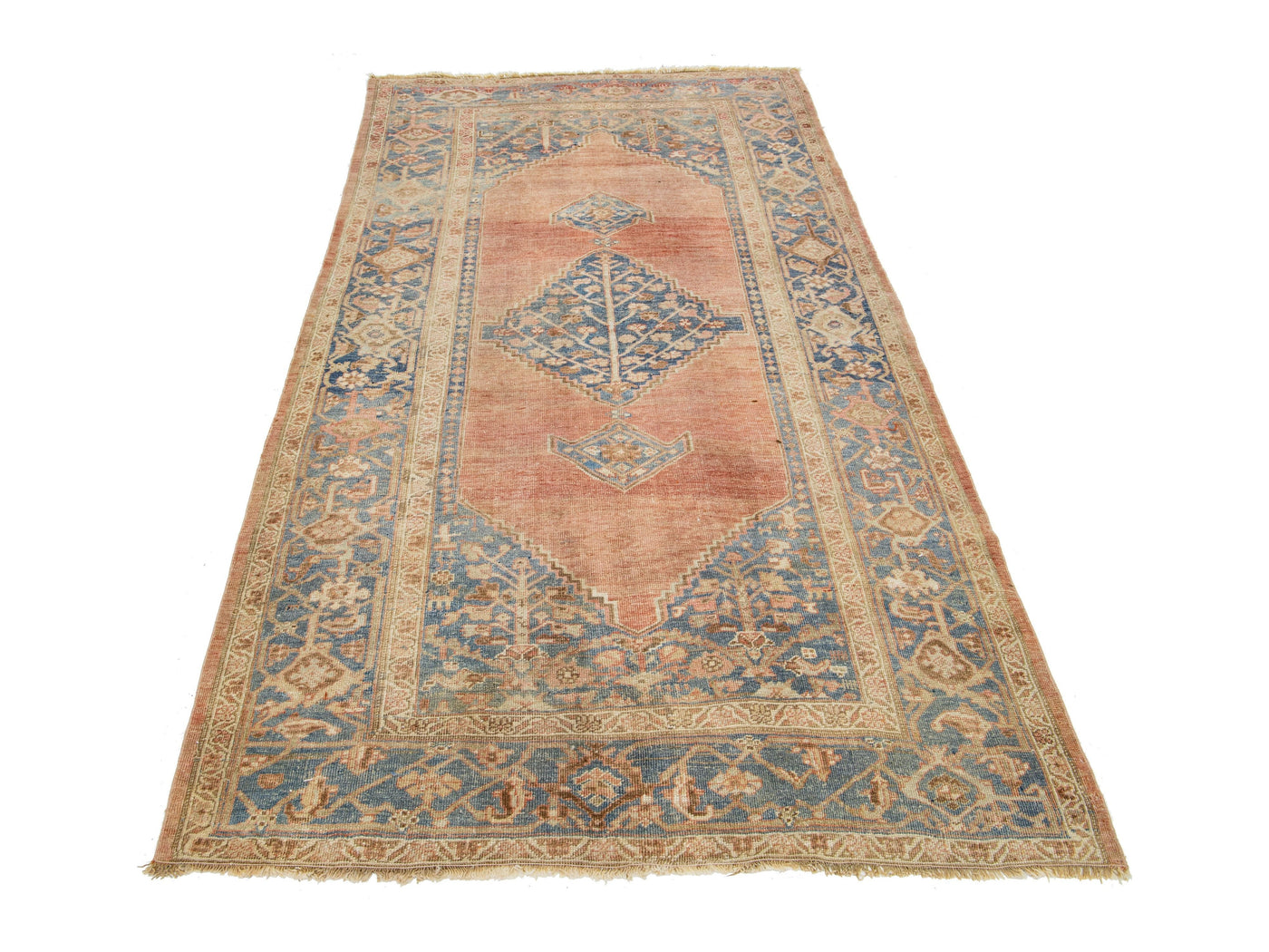 Antique Bidjar Wool Rug 5 X 9