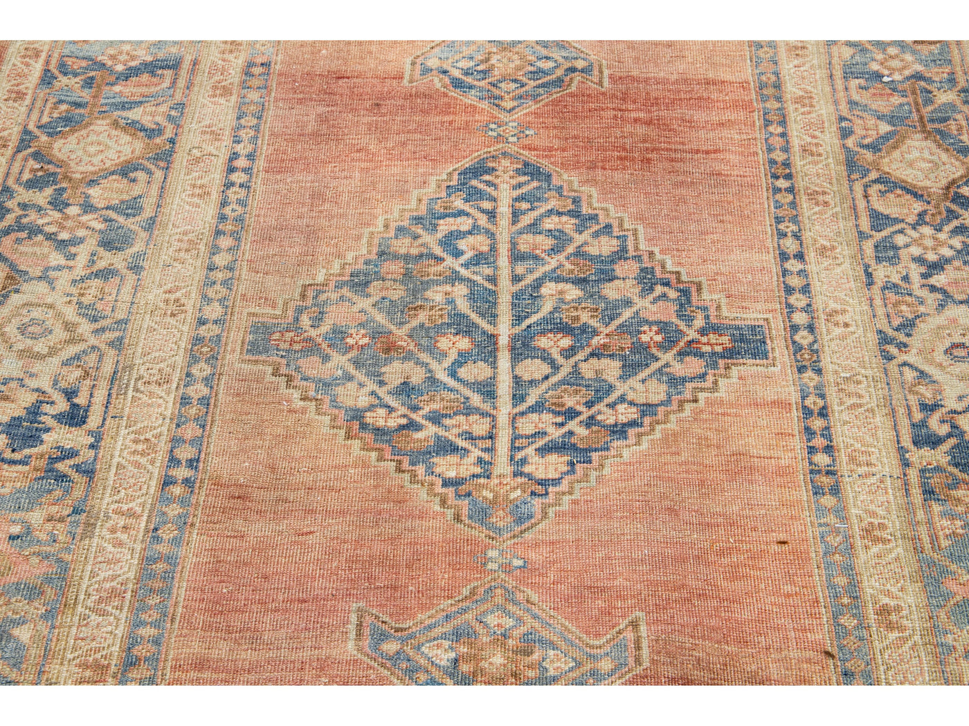 Antique Bidjar Wool Rug 5 X 9