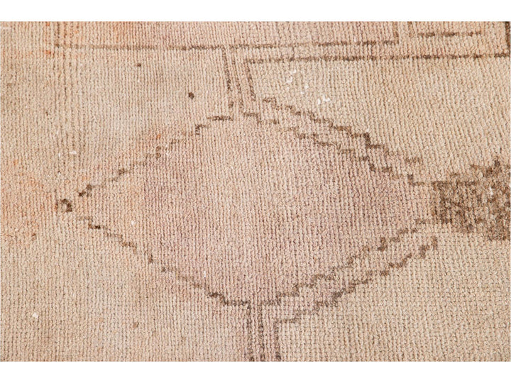 Mid-20th Century Vintage Turkish Wool Runner Rug 3 X 12