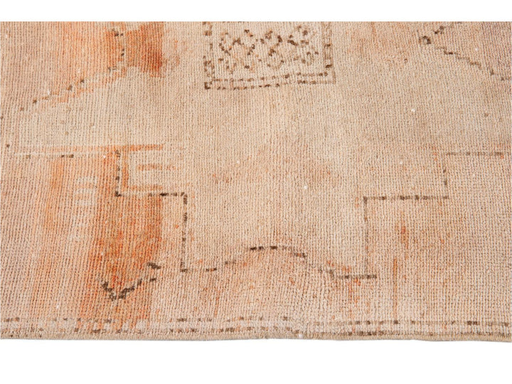 Mid-20th Century Vintage Turkish Wool Runner Rug 3 X 12