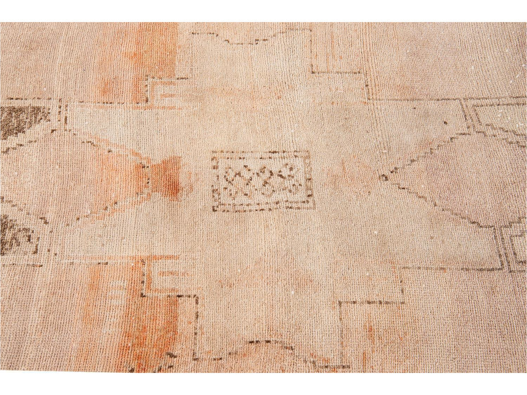 Mid-20th Century Vintage Turkish Wool Runner Rug 3 X 12