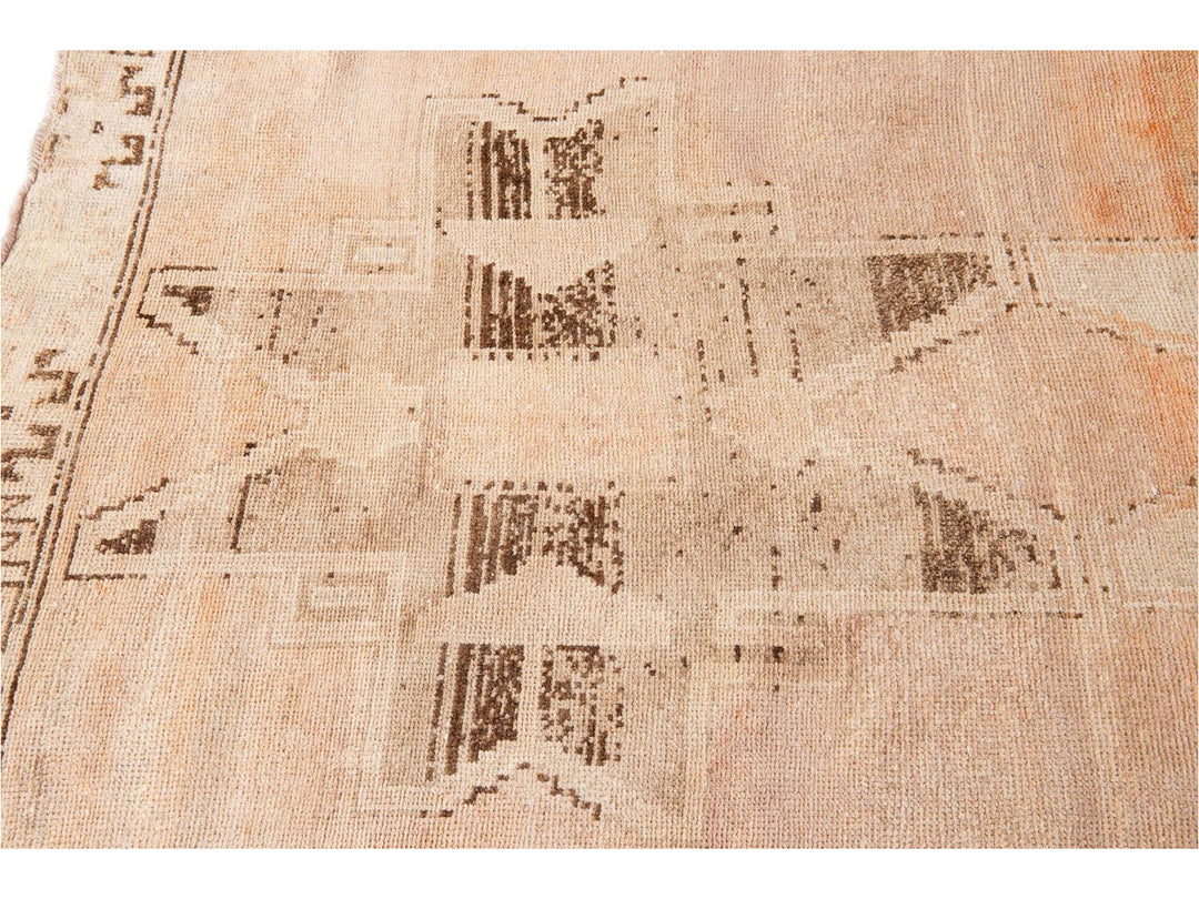 Mid-20th Century Vintage Turkish Wool Runner Rug 3 X 12