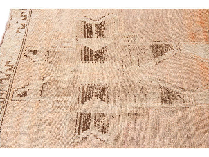 Mid-20th Century Vintage Turkish Wool Runner Rug 3 X 12