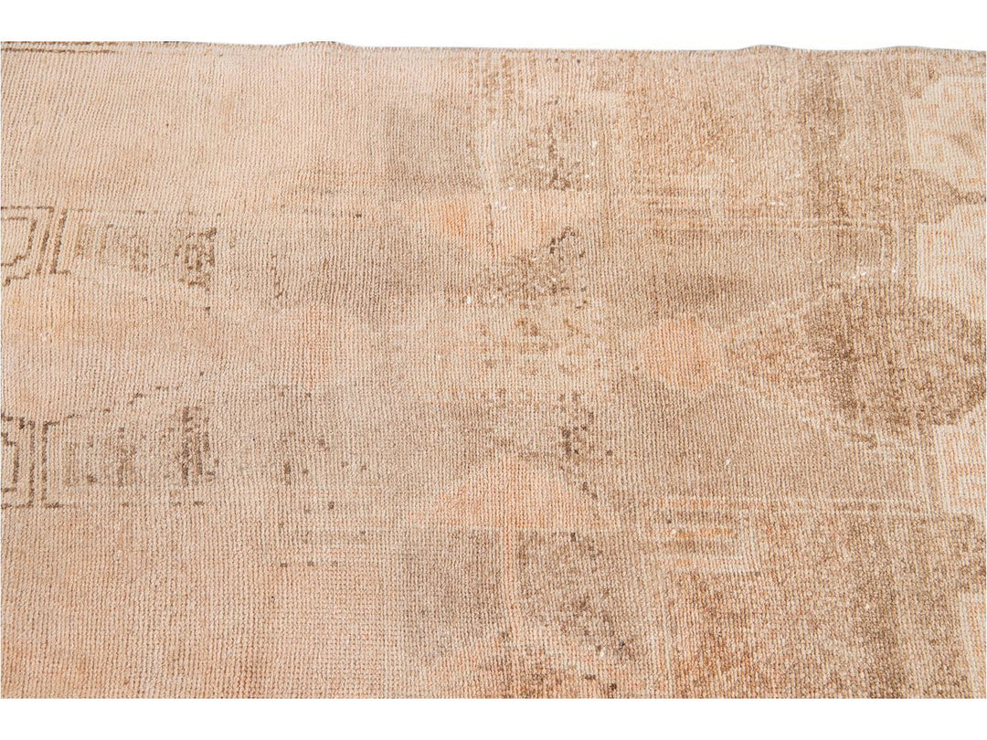 Mid-20th Century Vintage Turkish Wool Runner Rug 3 X 12