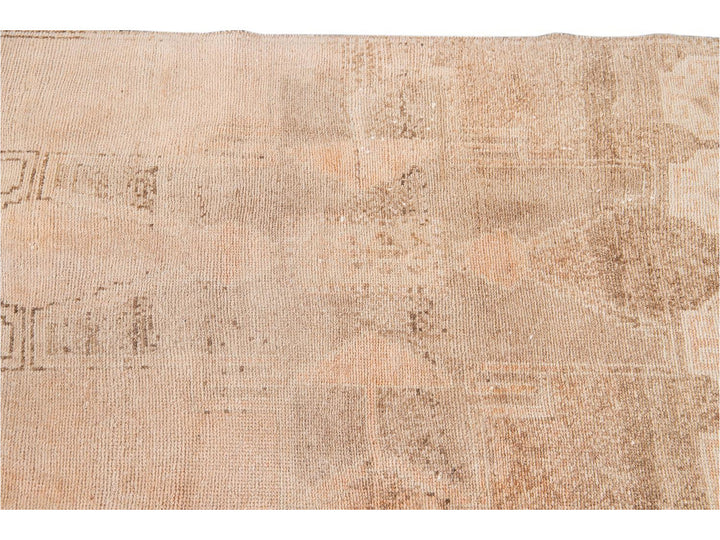 Mid-20th Century Vintage Turkish Wool Runner Rug 3 X 12