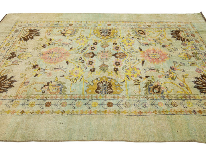 Transitional Revival Wool Rug 7 X 10