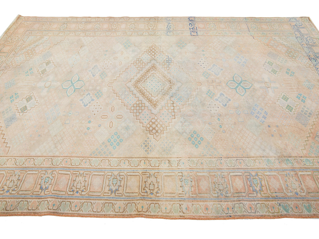 Antique Joshegan Wool Rug 7 X 10