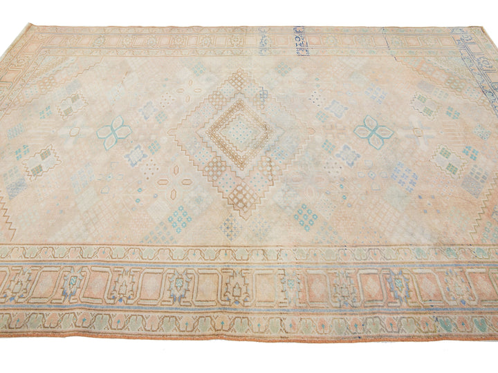 Antique Joshegan Wool Rug 7 X 10
