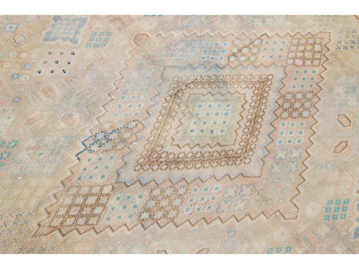 Antique Joshegan Wool Rug 7 X 10