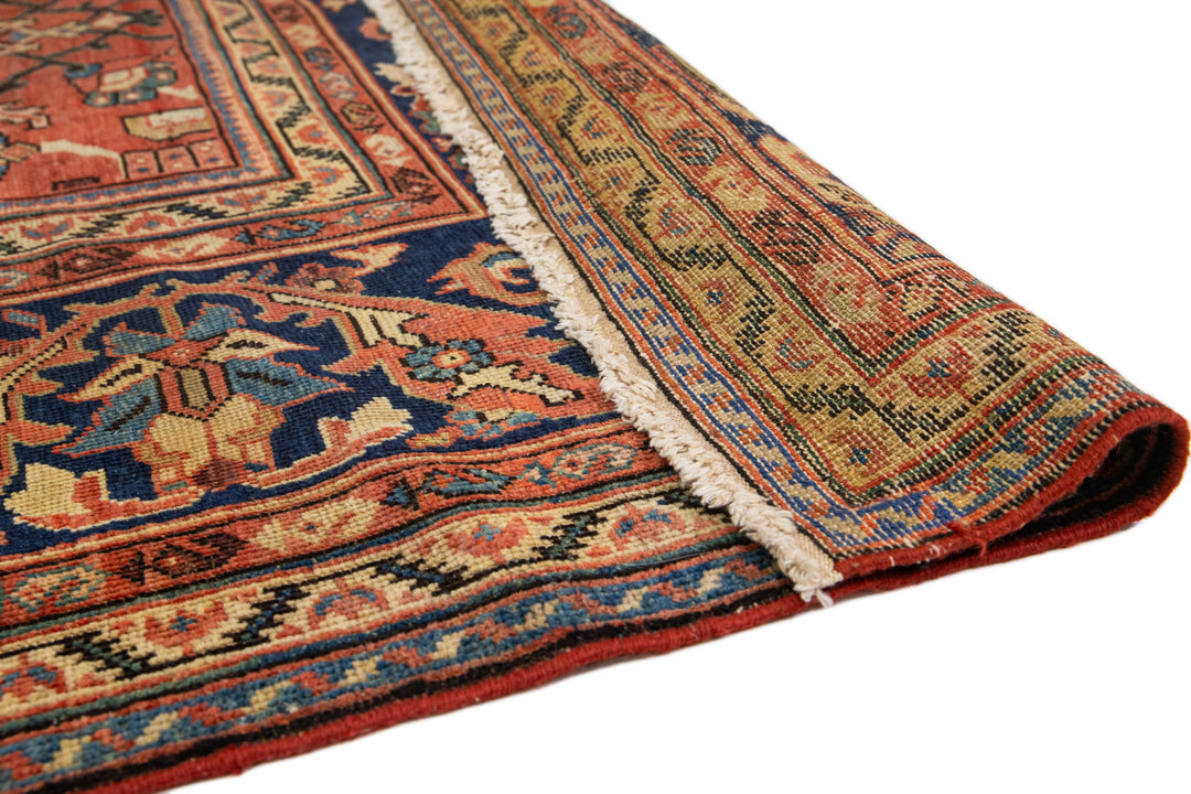 Antique Sultanabad Wool Rug 11 X 15