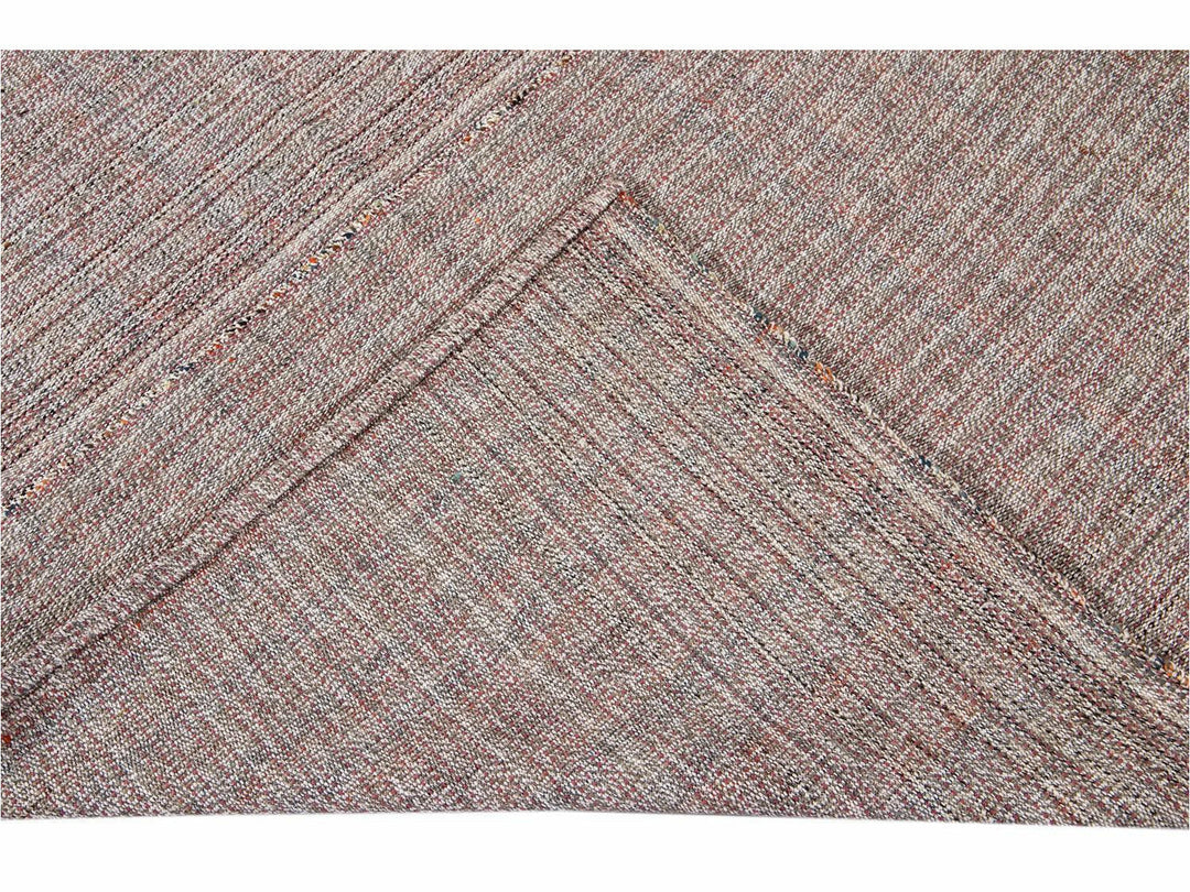 Vintage Flat-Weave Wool Rug 10 X 13