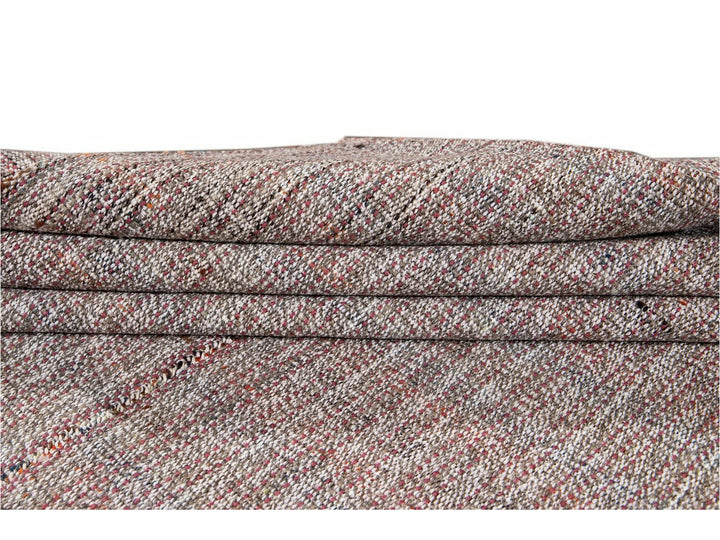 Vintage Flat-Weave Wool Rug 10 X 13
