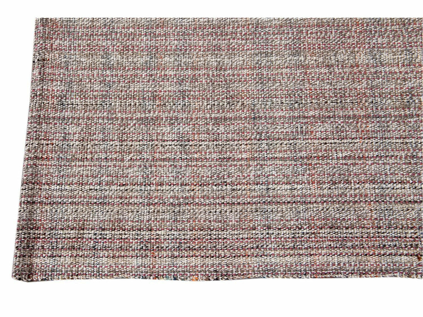 Vintage Flat-Weave Wool Rug 10 X 13