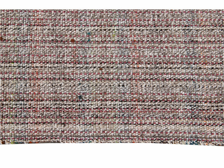 Vintage Flat-Weave Wool Rug 10 X 13