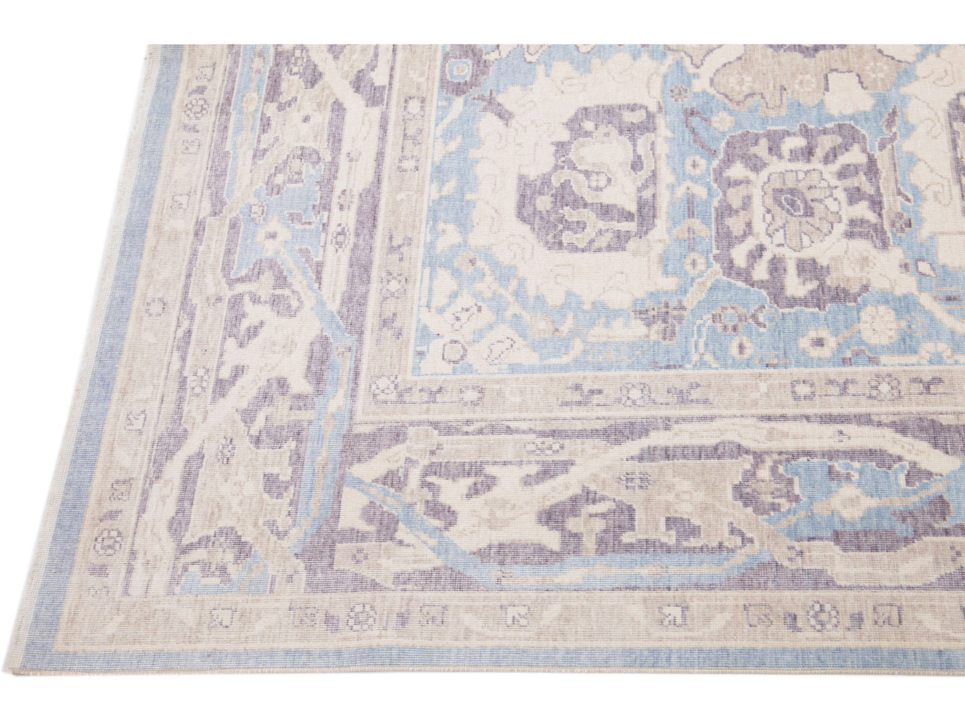 Modern Oushak Wool Rug 8 X 10