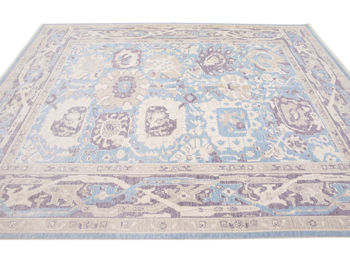 Modern Oushak Wool Rug 8 X 10