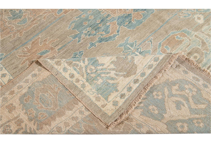 Contemporary Sultanabad Wool Rug 10 X 14