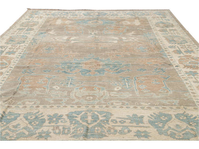 Contemporary Sultanabad Wool Rug 10 X 14