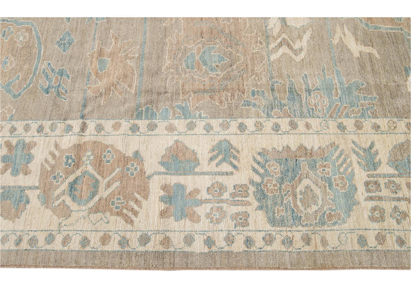 Contemporary Sultanabad Wool Rug 10 X 14