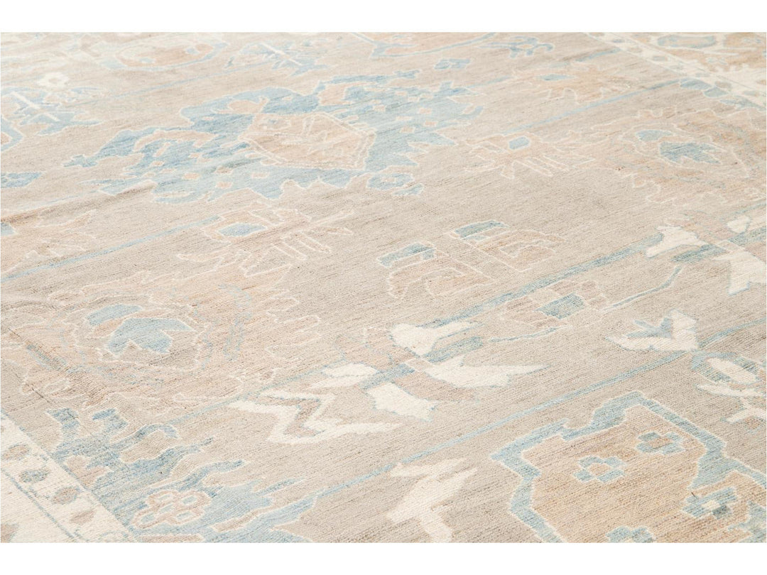 Contemporary Sultanabad Wool Rug 10 X 14