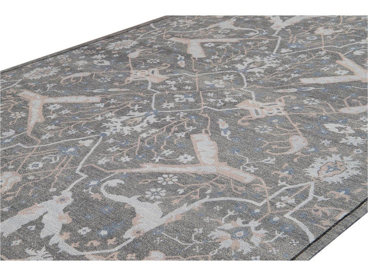 21st Century Modern Soumak Oversize Wool Rug 12' x 15'