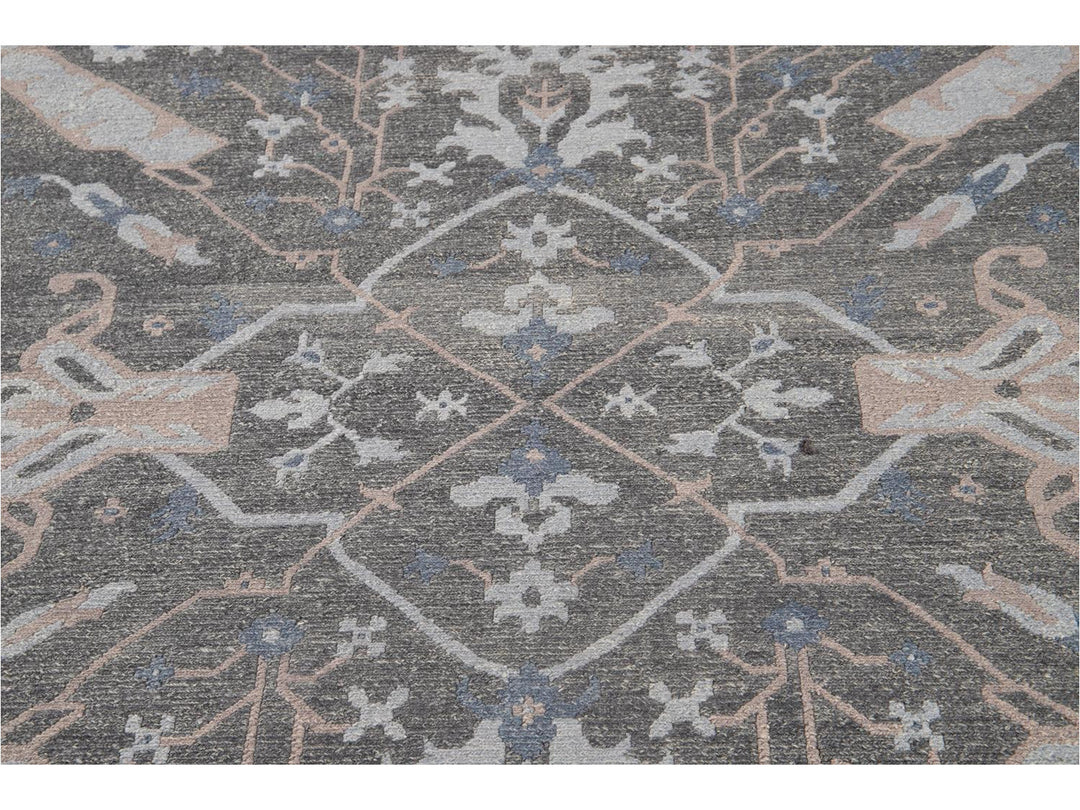 21st Century Modern Soumak Oversize Wool Rug 12' x 15'