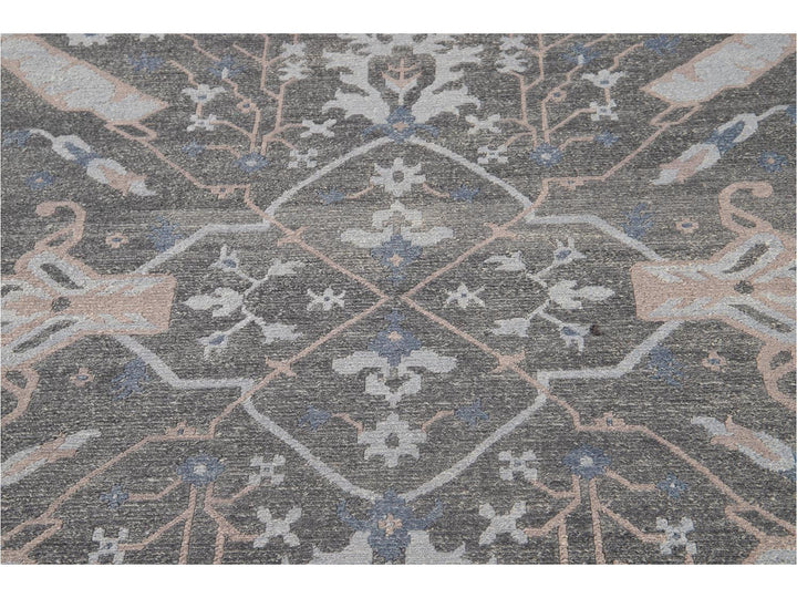 21st Century Modern Soumak Oversize Wool Rug 12' x 15'