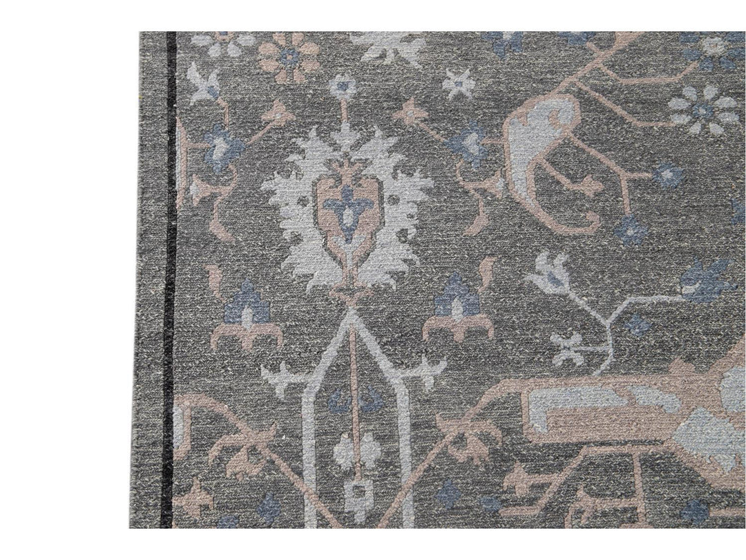 21st Century Modern Soumak Oversize Wool Rug 12' x 15'