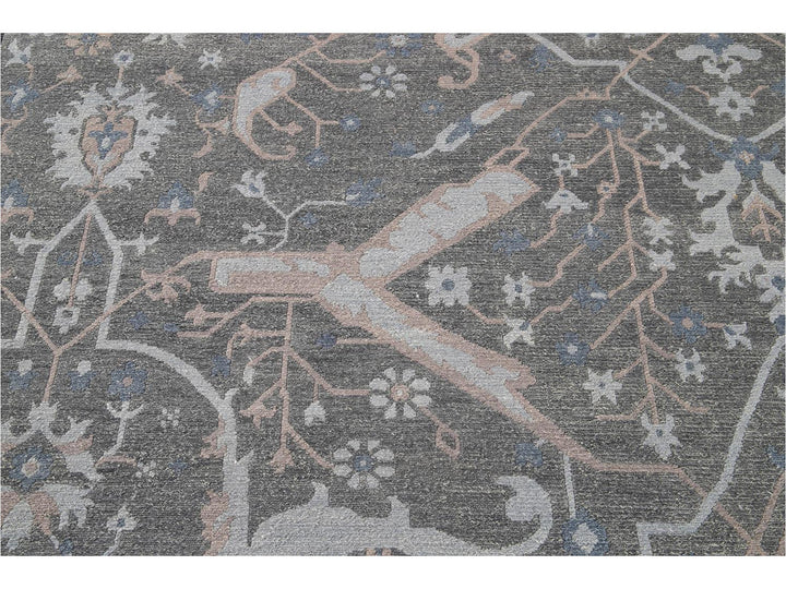 21st Century Modern Soumak Oversize Wool Rug 12' x 15'